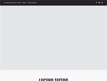 Tablet Screenshot of lucerotattoo.com